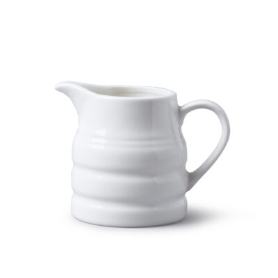 WM Bartleet & Sons 135ml Porcelain Churn Jug -  White