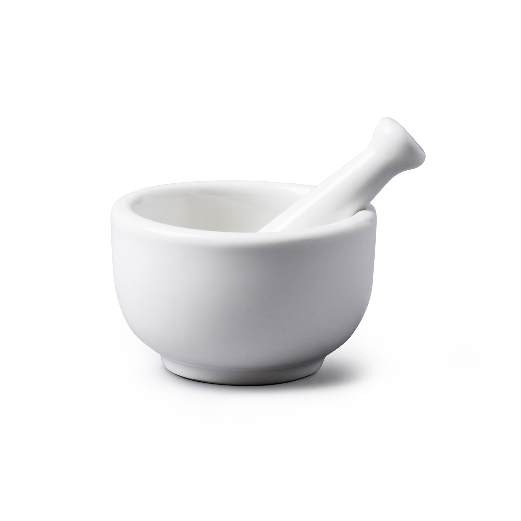 WM Bartleet & Sons 7cm Porcelain Mortar & Pestle - White