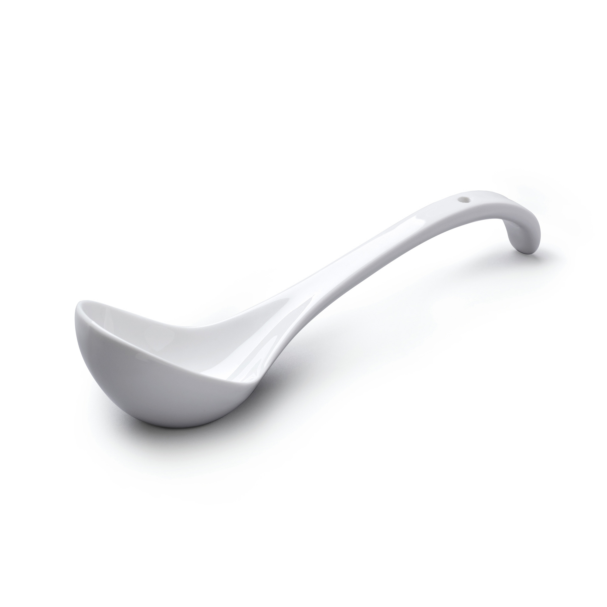 WM Bartleet & Sons 27cm Porcelain Ladle - White