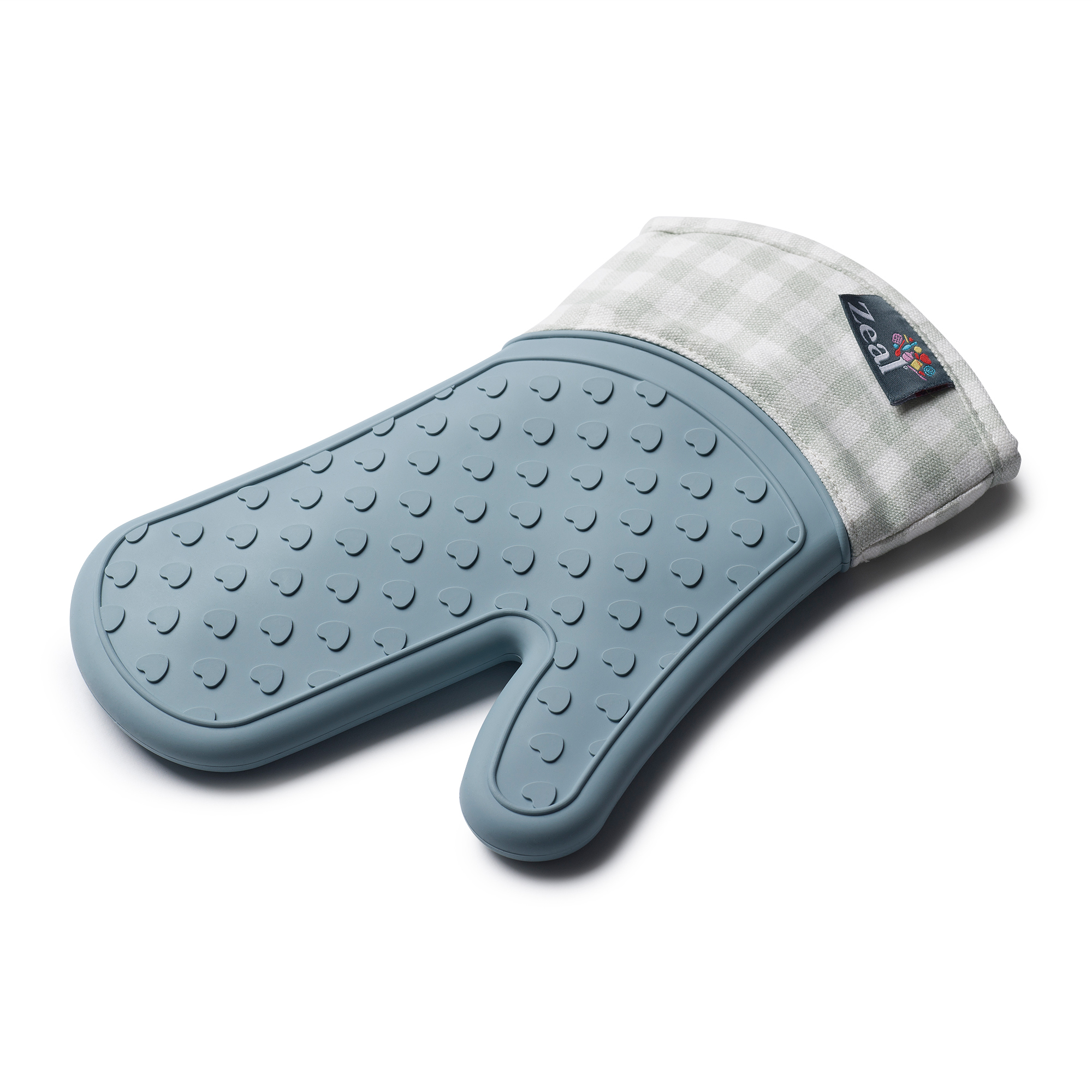 Zeal Silicone SteamStop Single Oven Glove - Duck Egg Blue