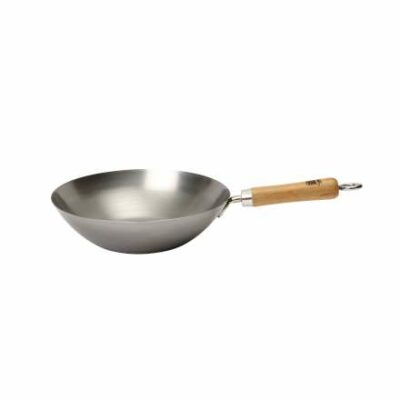 School of Wok Uncoated Carbon Steel Wok - 10.5"/27cm