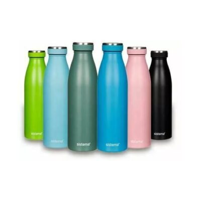 Sistema Stainless Steel Bottle - Assorted - 500ml