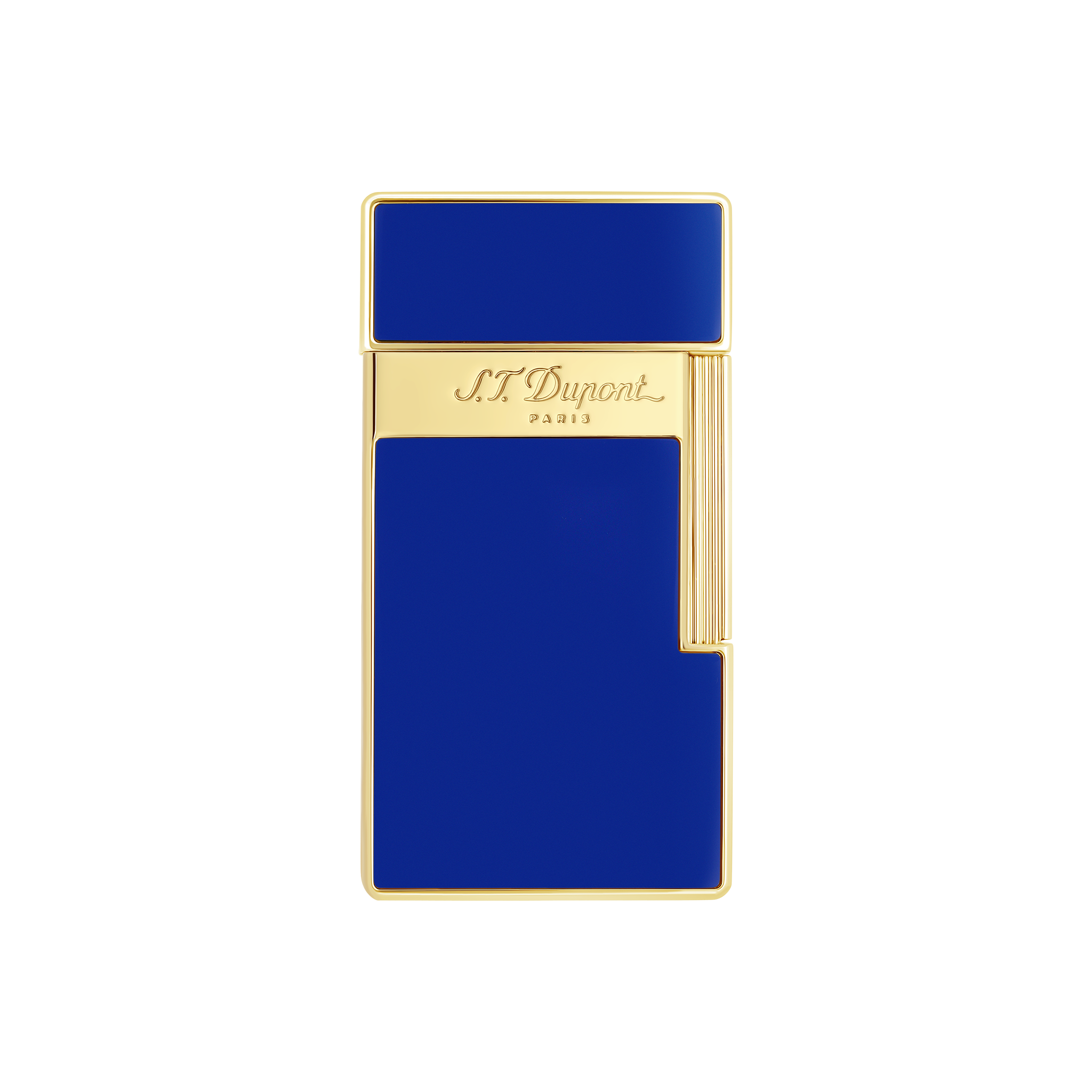 S.T. Dupont Biggy Lighter - Blue & Golden