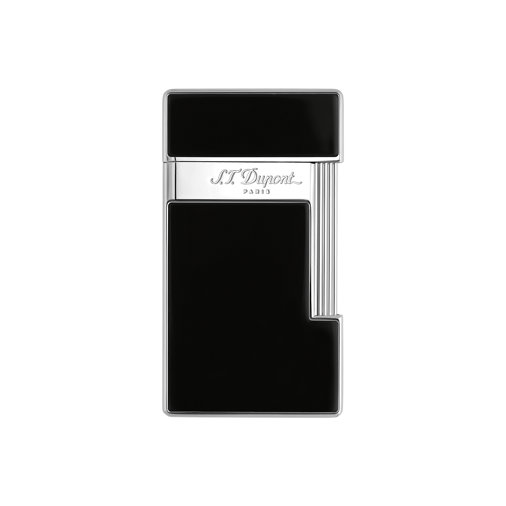 S.T. Dupont Slimmy Lighter - Black & Chrome