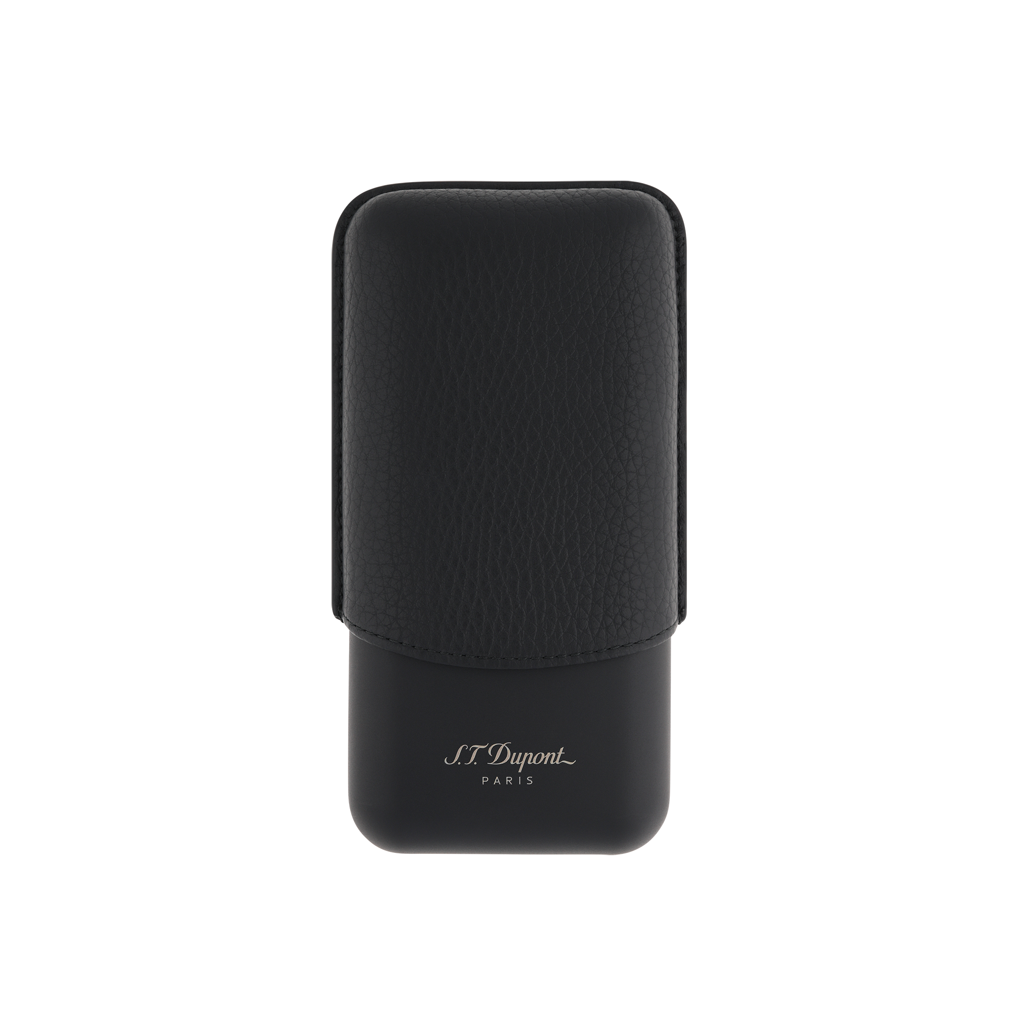 S.T.Dupont Triple Cigar Case - Matte Black