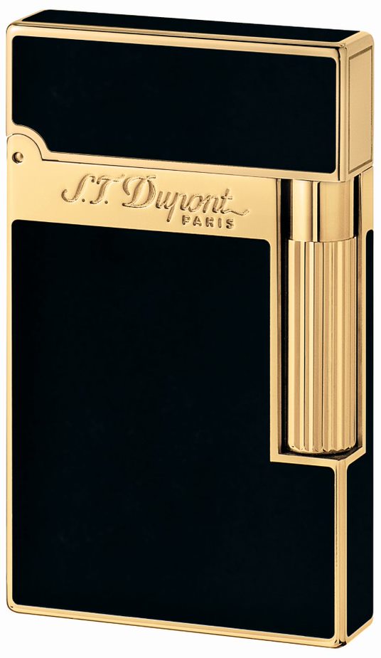 S.T. Dupont Ligne 2 Lighter - Black & Gold