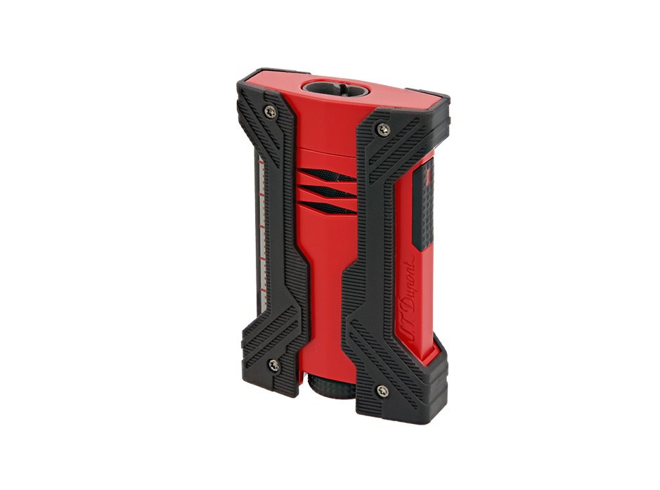 S.T. Dupont Defi XXtreme Lighter - Black & Matte Red