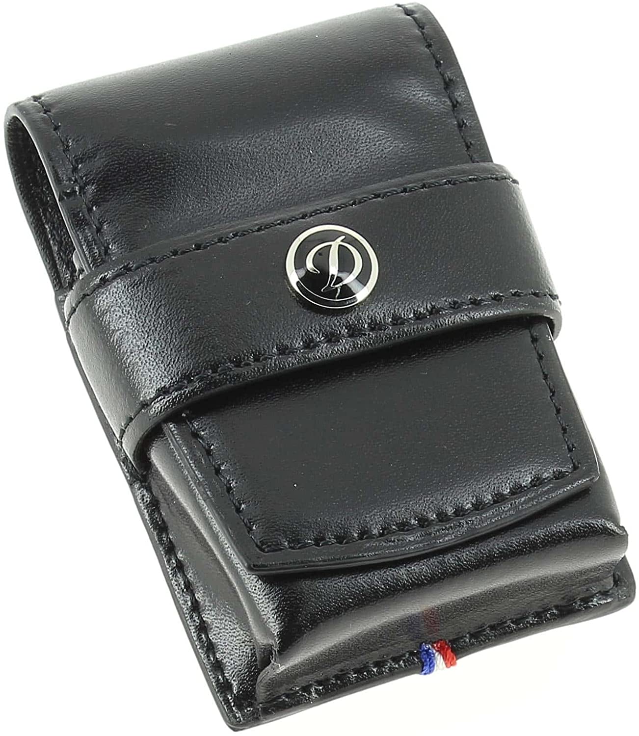 S.T Dupont Ligne D Leather Lighter Case - Black