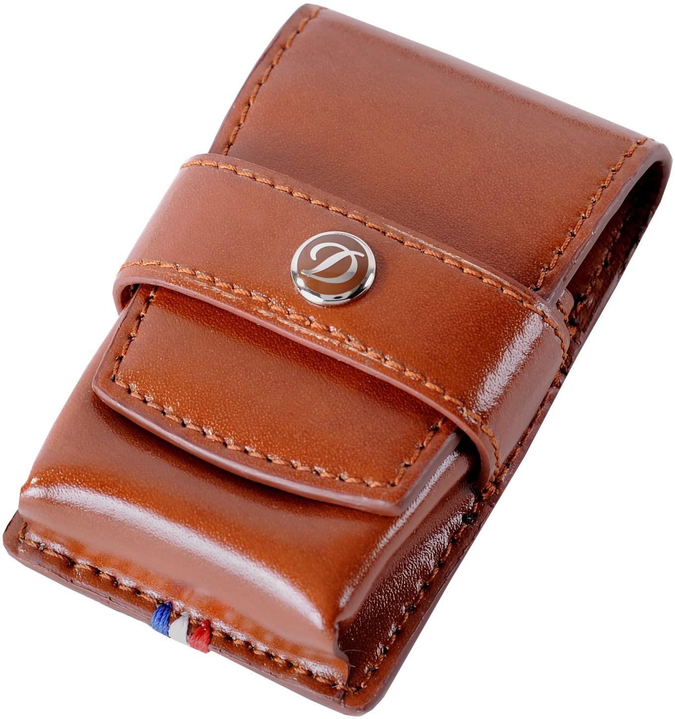 S.T. Dupont Elysee Ligne 2 Leather Lighter Case - Brown