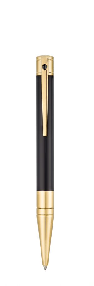 S.T. Dupont D-Initial Ballpoint Pen - Black & Gold